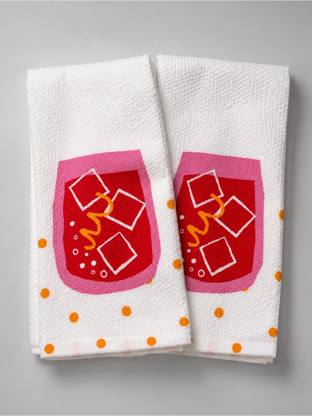 Kate Spade New York Cocktail Kitchen Towels Set of 2 Cotton NWOT